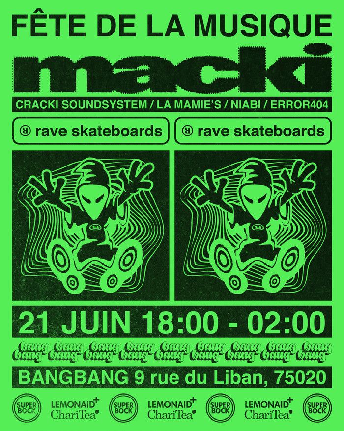 Fête de la musique 2024: retrouvez Macki et Rave Skateboards dans le 20e à Paris