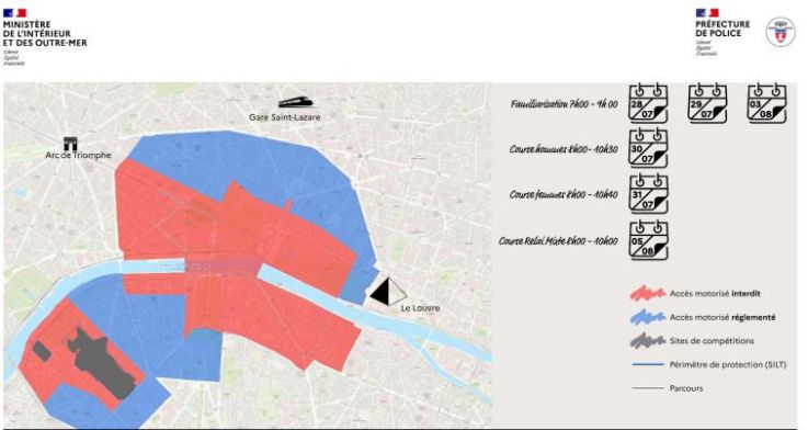 JO de Paris 2024 : un dispositif de circulation mis en place pour les épreuves de triathlon