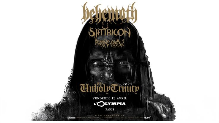 Behemoth et Satyricon en concert à l'Olympia à Paris en avril 2025
