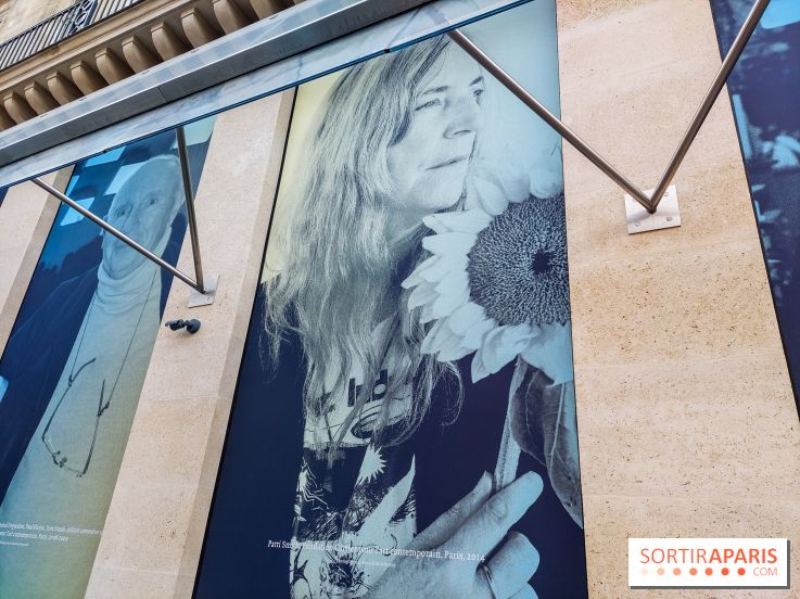 Paris : une installation de photos visible sur la future Fondation Cartier située près du Louvre