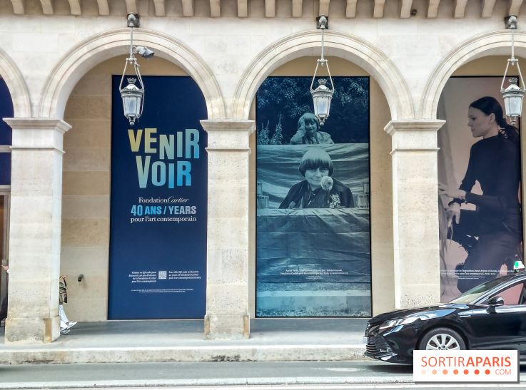 Paris : une installation de photos visible sur la future Fondation Cartier située près du Louvre