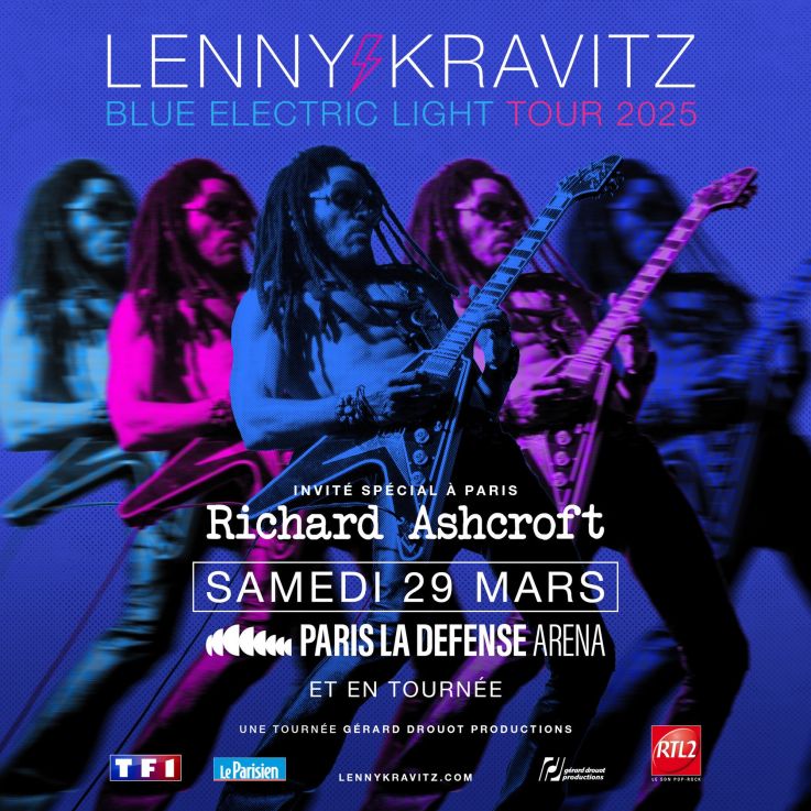 Lenny Kravitz à Paris La Défense Arena : prix des places et ouverture de la billetterie