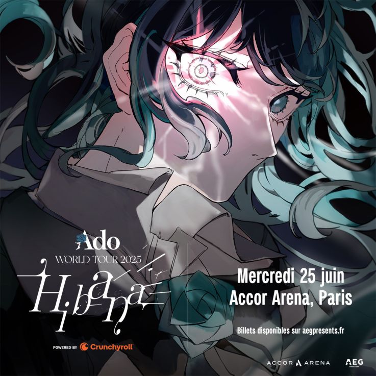 Ado en concert à l'Accor Arena de Paris en juin 2025