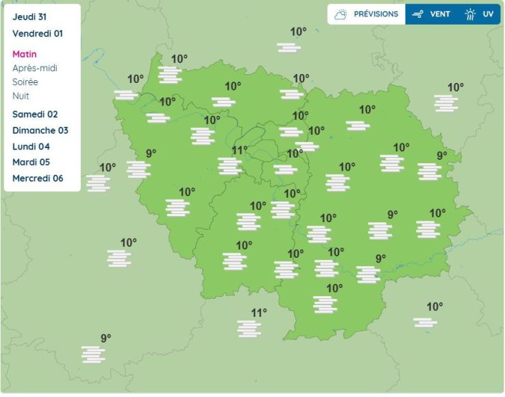 Toussaint : quelle météo vous attend à Paris et en Île-de-France pour ce week-end prolongé ?