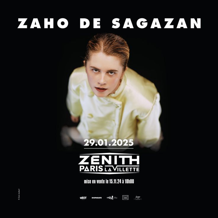 Zaho de Sagazan en concert au Zénith de Paris en janvier 2025