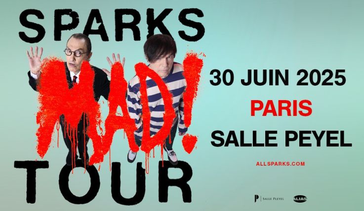 Sparks en concert à la Salle Pleyel à Paris en juin 2025