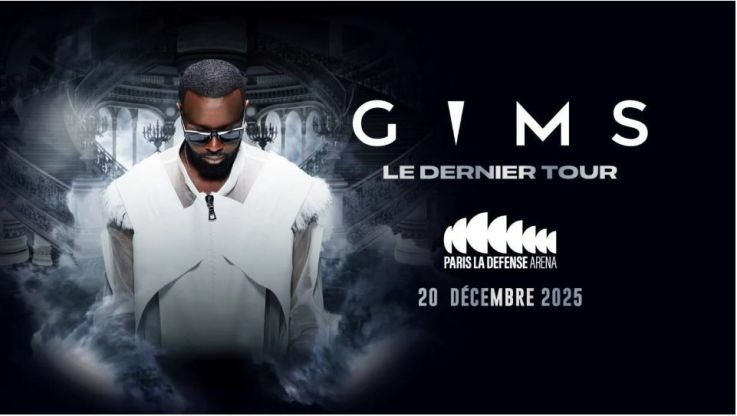 Gims en concert à Paris La Défense Arena en décembre 2025