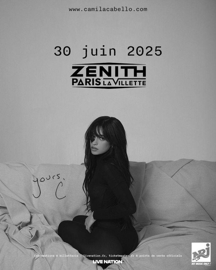 Camila Cabello en concert au Zénith de Paris en juin 2025