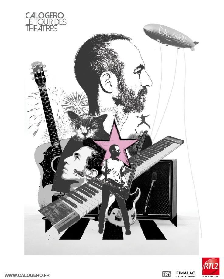 Calogero en concert dans plusieurs théâtres d'Île-de-France en 2025 et 2026