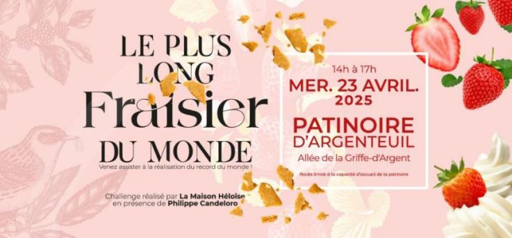 Val-d'Oise : Argenteuil se prépare à battre le record du plus long fraisier au monde