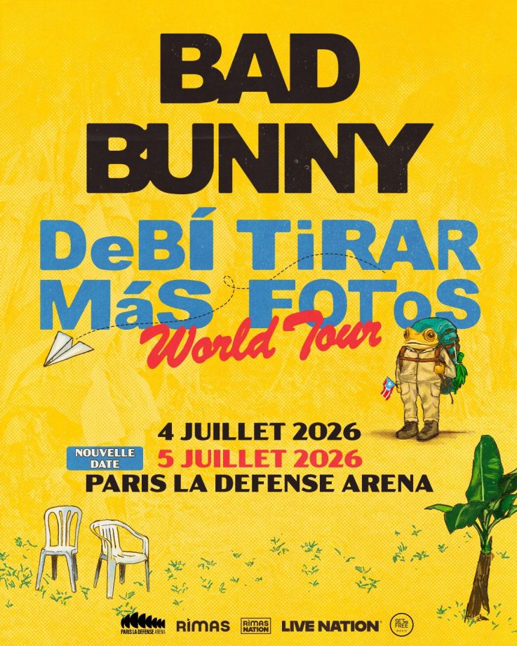 Bad Bunny en concert à Paris La Défense Arena : prix des places et ouverture de la billetterie