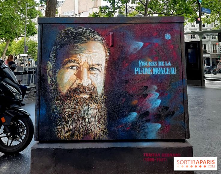 Street art : C215 réalise 11 portraits de figures célèbres dans le quartier de la Plaine-Monceau