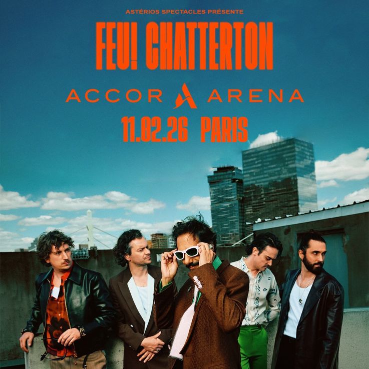 Feu! Chatterton en concert à l'Accor Arena de Paris en février 2026