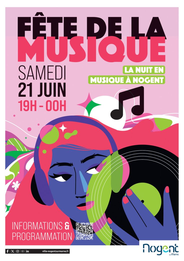 Fête de la musique 2025 à Nogent-sur-Marne (94) : la ville se transforme en une scène géante