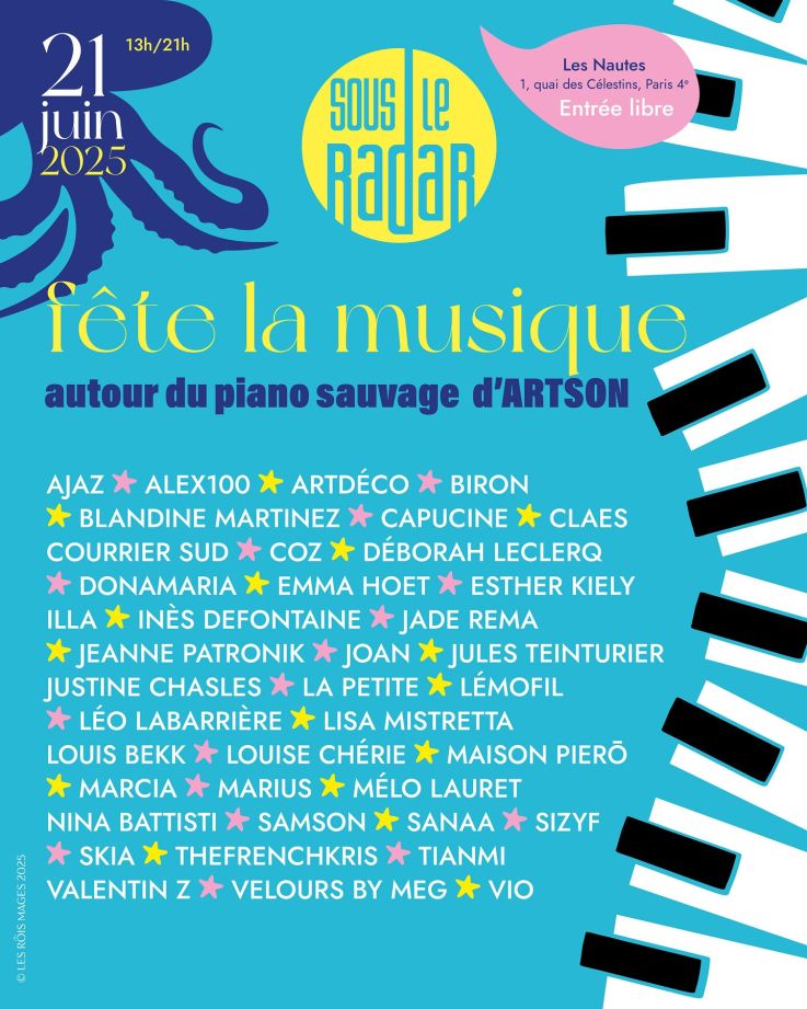 Fête de la musique 2025 : Sous le Radar investit les quais de Seine à Paris