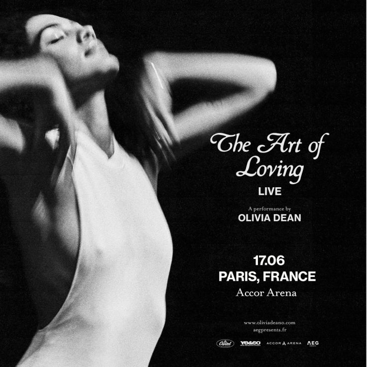 Olivia Dean en concert à l'Accor Arena de Paris en juin 2026