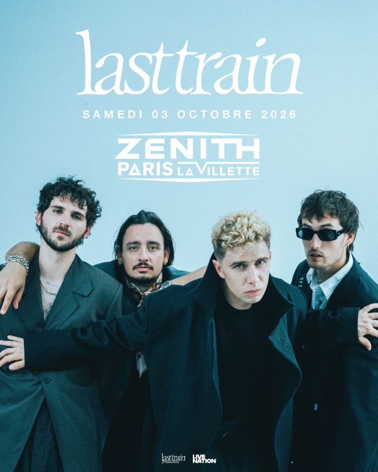 Last Train en concert au Zénith de Paris en octobre 2026