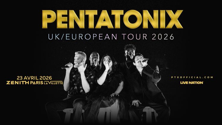 Pentatonix en concert au Zénith de Paris en avril 2026