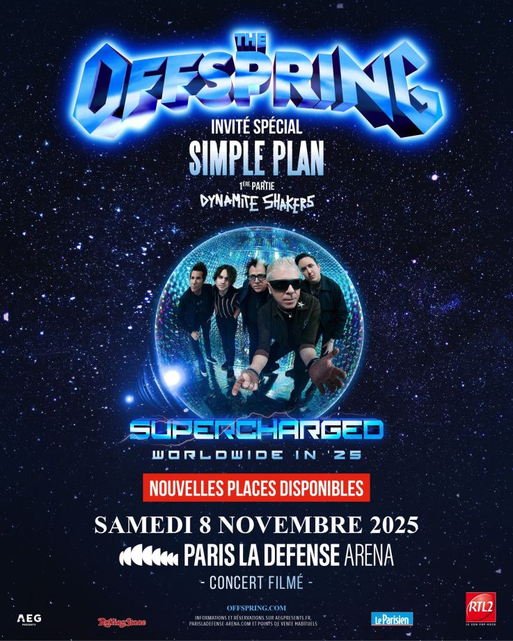 The Offspring à Paris La Défense Arena : quelles sont les premières parties ?