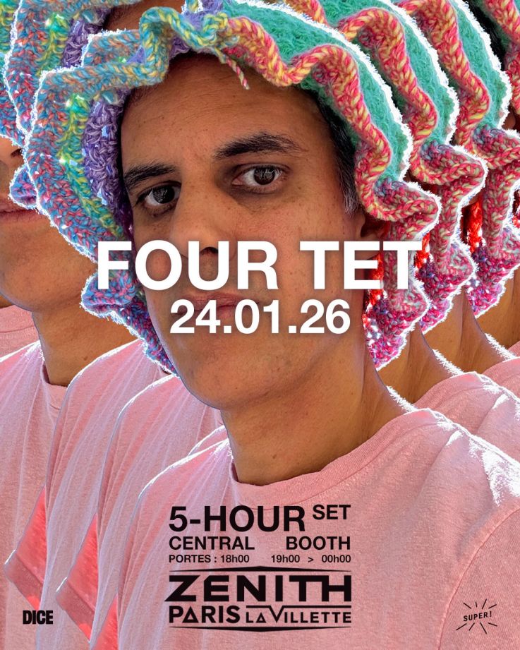 Four Tet en concert au Zénith de Paris en janvier 2026