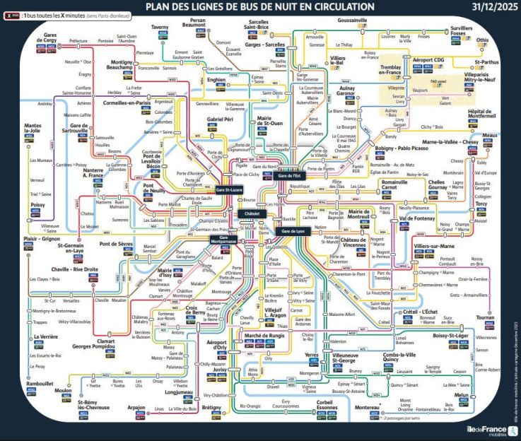 Paris : les stations de métro, gares RER et Transilien ouvertes toute la nuit du Nouvel An 2026