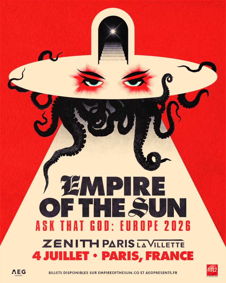 Empire of the Sun en concert au zénith de Paris en juillet 2026