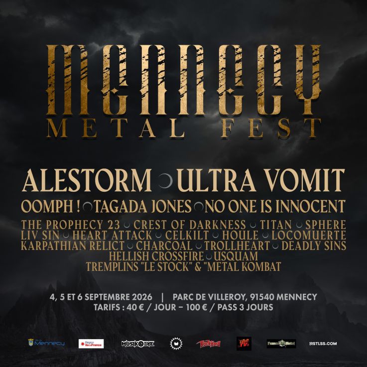 Mennecy Metal Fest 2026 : Alestorm, Ultra Vomit... les premiers noms