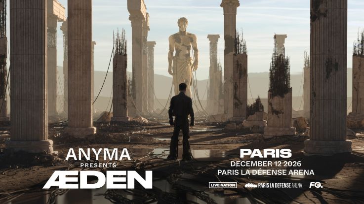 Anyma présente son show ÆDEN à Paris La Défense Arena en décembre 2026