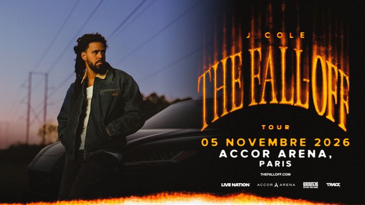 J.Cole en concert à Paris en novembre 2026 pour son 'Fall-Off Tour'