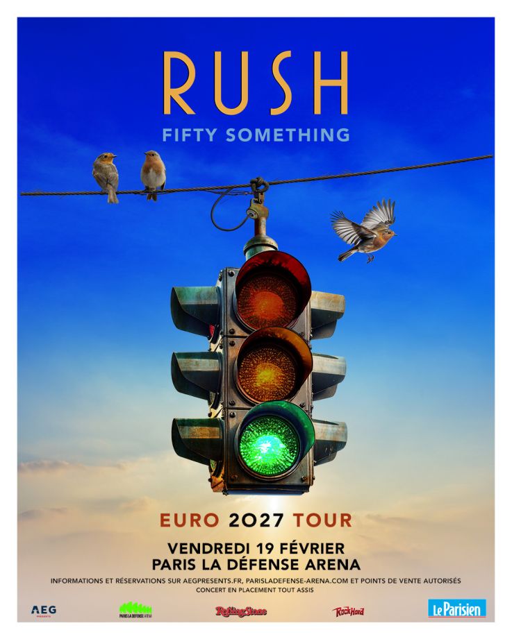 Rush en concert à Paris La Défense Arena en février 2027