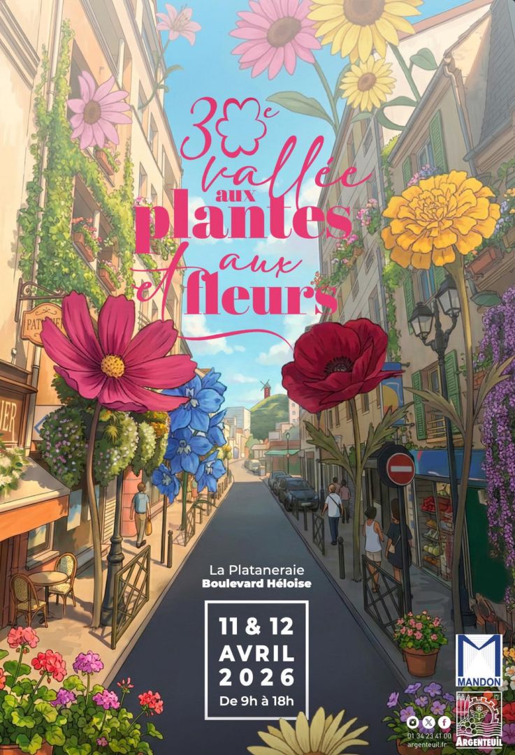 La Vallée aux plantes et aux fleurs 2026 : l'événement botanique à Argenteuil