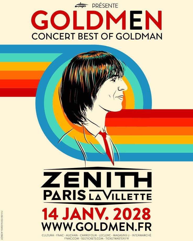 Goldmen : tribute 100% Goldman au Zénith de Paris en janvier 2028