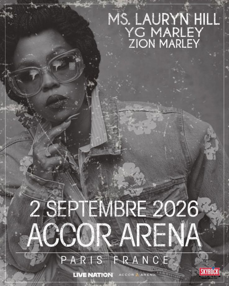 Ms. Lauryn Hill en concert à Paris Bercy en septembre 2026