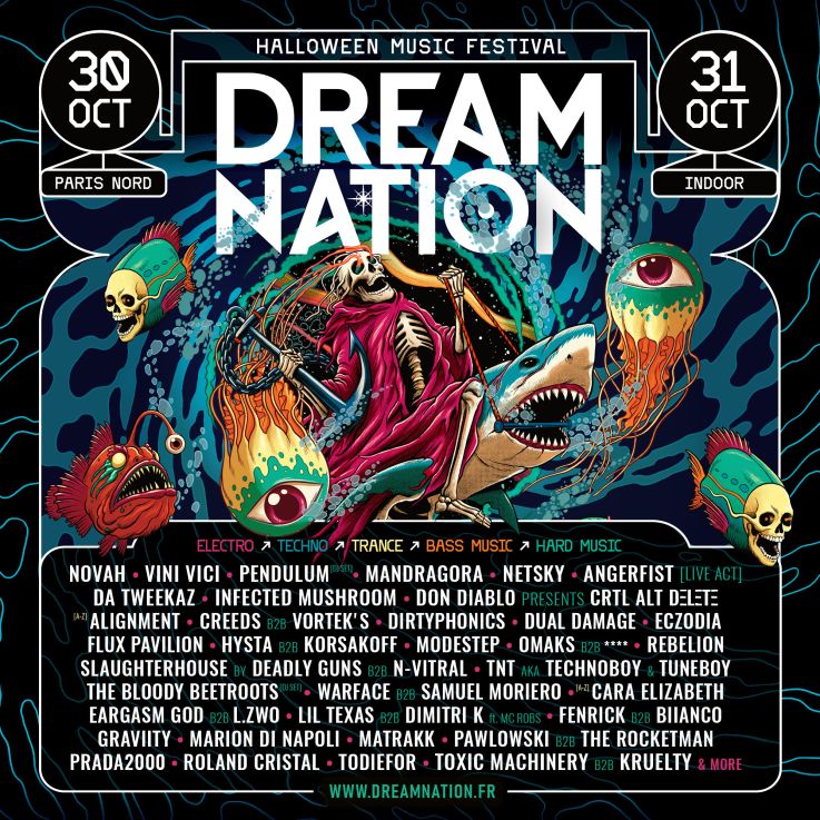 Dream Nation 2026 à Paris Nord : la suite de la programmation par jour et par scène