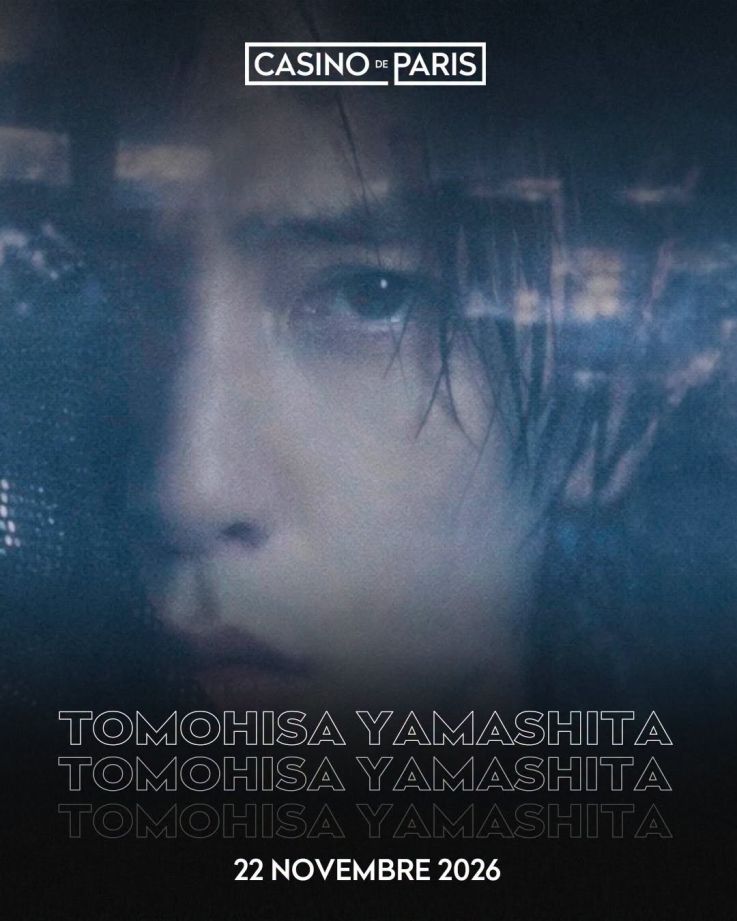 Tomohisa Yamashita en concert au Casino de Paris en novembre 2026