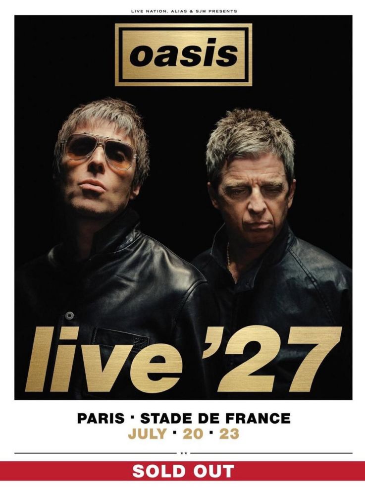 Oasis en concert en 2027 : ce qu'il faut savoir sur la revente des billets