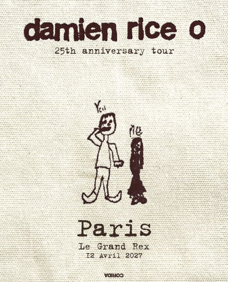 Damien Rice en concert au Grand Rex de Paris en avril 2027