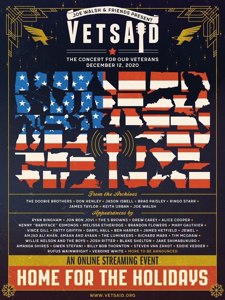 VetsAid 2020 en live streaming avec James Hetfield, Alice Cooper, Eddie