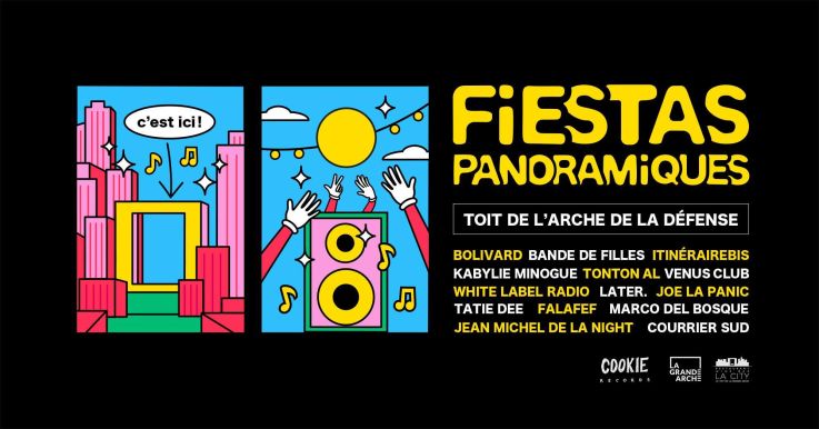 Les fiestas panoramiques s'installent cet été sur le toit de la Grande Arche de La Défense