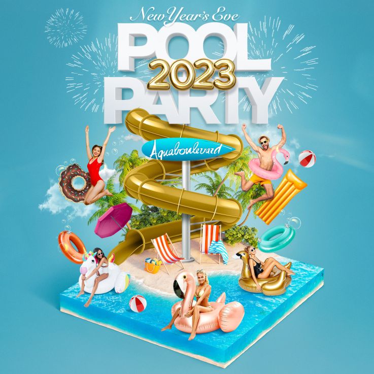 Réveillon du Nouvel An 2023 : une pool party géante à l'Aquaboulevard de Paris