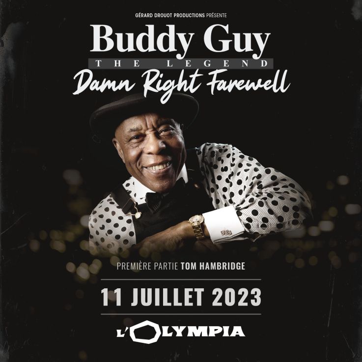 Buddy Guy en concert à l’Olympia de Paris en juillet 2023