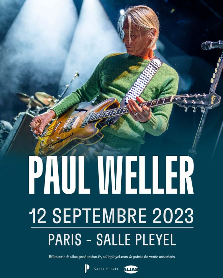 Paul Weller en concert à La Salle Pleyel à Paris en septembre 2023