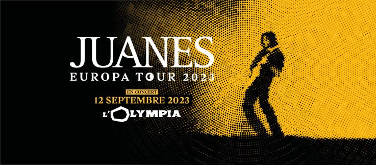 Juanes en concert à l’Olympia à Paris en septembre 2023