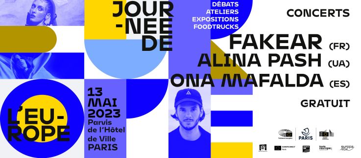 Journée de l'Europe 2023 : concerts, expo et débats sur le Parvis de l'Hôtel de Ville à Paris