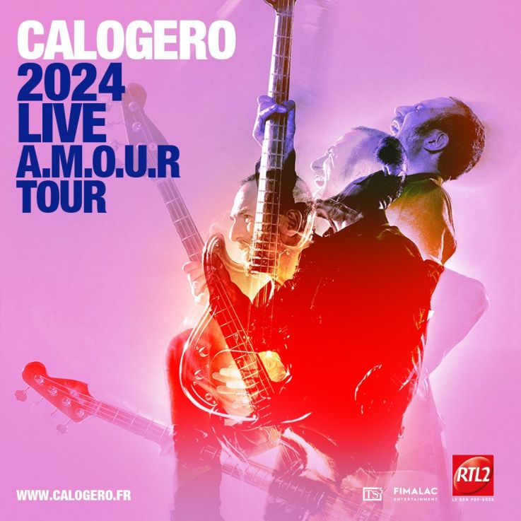 Calogero en concert à Paris La Défense Arena en mars 2024