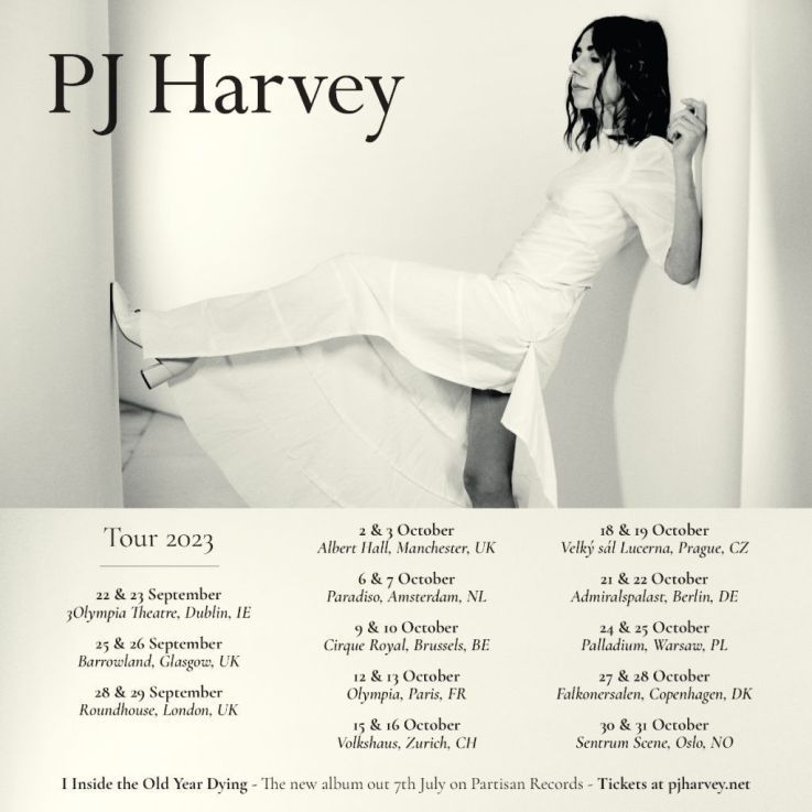 PJ Harvey en concert à l'Olympia à Paris en octobre 2023