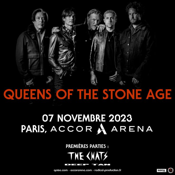 Queens of the Stone Age en concert à l'Accor Arena de Paris en novembre 2023