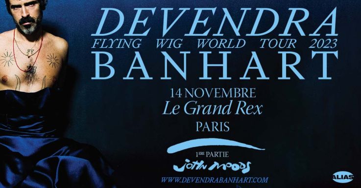 Devendra Banhart en concert au Grand Rex à Paris en novembre 2023