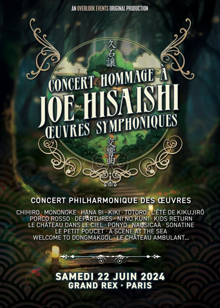 Hommage à Joe Hisaishi concert philharmonique de ses oeuvres au Grand