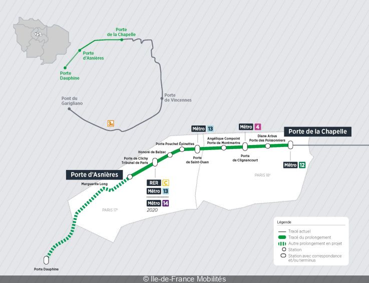 Prolongement du Tramway T3b à Paris ouverture de 7 nouvelles stations